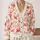 Cute Pink and Red Crabs for Coastal Summer Layering and Relaxed Weekend Style for Women All-over Print Knitted Cardigan - 2
