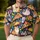 Funny Cat Pizza Taco Retro Foodie Party Gift for Golf Lovers Men Women and Friends Men's Polo Shirt - 4