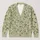 Sage Vine Bird Botanical Motif For Relaxed Cottage Garden Layering And Everyday Wear All-over Print Knitted Cardigan - 1