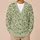 Sage Vine Bird Botanical Motif For Relaxed Cottage Garden Layering And Everyday Wear All-over Print Knitted Cardigan - 6