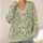 Sage Vine Bird Botanical Motif For Relaxed Cottage Garden Layering And Everyday Wear All-over Print Knitted Cardigan - 4