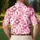 Pink Argyle Golf Motifs for Country Club Days and Weekend Fairways, Women and Men Men's Polo Shirt - 5