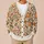 Autumn Pumpkin Floral Fruit Motif for Cozy Everyday Layering and Harvest Gatherings All-over Print Knitted Cardigan - 6