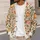 Autumn Pumpkin Floral Fruit Motif for Cozy Everyday Layering and Harvest Gatherings All-over Print Knitted Cardigan - 5