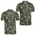Golfer Silhouette Camo Theme for Fairway Outings, Summer Tournaments, and Golfers Men's Polo Shirt - 2