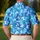 Blue Pole Dance Silhouettes for Studio Training and Dance Fans, Active Men and Women Men's Polo Shirt - 5