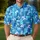 Blue Pole Dance Silhouettes for Studio Training and Dance Fans, Active Men and Women Men's Polo Shirt - 4