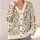Daisy Meadow Botanical Blooms For Daily Commutes And Weekend Outings, Mori Style Women All-over Print Knitted Cardigan - 4