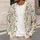 Daisy Meadow Botanical Blooms For Daily Commutes And Weekend Outings, Mori Style Women All-over Print Knitted Cardigan - 5