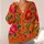 Vibrant Garden Blooms for Carnival Celebrations and Colorful Everyday Layering Style All-over Print Knitted Cardigan - 4