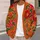 Vibrant Garden Blooms for Carnival Celebrations and Colorful Everyday Layering Style All-over Print Knitted Cardigan - 5