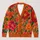 Vibrant Garden Blooms for Carnival Celebrations and Colorful Everyday Layering Style All-over Print Knitted Cardigan - 1