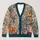 Vintage Wildflower Meadow Motifs for Relaxed Weekend Layering and Boho Wardrobes All-over Print Knitted Cardigan - 1