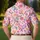 Floral Pickleball Paddles for Sunny Court Days and Team Matches for Women Athletes Men's Polo Shirt - 5