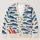 Blue Fish And Red Geometric Shapes For Vintage Coastal Everyday Layering For Women All-over Print Knitted Cardigan - 1