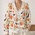 Halloween Cats with Pumpkins for Cozy Autumn Layering, Women's Seasonal Style Looks All-over Print Knitted Cardigan - 2