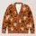 Halloween Pumpkin Ghost Bat Jack-O-Lanterns For Festive Autumn Layering Women’s Casual All-over Print Knitted Cardigan - 1