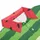 Watermelon Stripe Fruit Style for Tropical Vacations, Beach Days and Summer Golf Men's Polo Shirt - 6