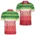 Watermelon Stripe Fruit Style for Tropical Vacations, Beach Days and Summer Golf Men's Polo Shirt - 2