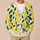 Lemon Motif Everyday Layering Style for Relaxed Casual Outfits for Women and Teens All-over Print Knitted Cardigan - 6