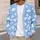 Soft Blue Cloud Motifs for Cozy Autumn Layering and Cute Everyday Style for Women All-over Print Knitted Cardigan - 5