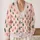 Pink and Green Christmas Tree Motifs for Festive Holiday Layering and Seasonal Gifting All-over Print Knitted Cardigan - 2