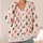 Pink and Green Christmas Tree Motifs for Festive Holiday Layering and Seasonal Gifting All-over Print Knitted Cardigan - 4