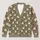 White Sheep Motif Cozy Layers for Casual Autumn Outfits, Rustic Country Style for Women All-over Print Knitted Cardigan - 1