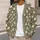 White Sheep Motif Cozy Layers for Casual Autumn Outfits, Rustic Country Style for Women All-over Print Knitted Cardigan - 5