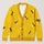 Golden Bee Motif for Casual Layering and Garden Days, Women's Nature-Inspired Style All-over Print Knitted Cardigan - 1