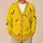 Golden Bee Motif for Casual Layering and Garden Days, Women's Nature-Inspired Style All-over Print Knitted Cardigan - 6