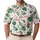 Pink Flamingo Tropical Ribbon Leaves For Cancer Awareness Golf And Tennis Support Men's Polo Shirt - 1