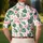 Pink Flamingo Tropical Ribbon Leaves For Cancer Awareness Golf And Tennis Support Men's Polo Shirt - 5