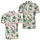 Pink Flamingo Tropical Ribbon Leaves For Cancer Awareness Golf And Tennis Support Men's Polo Shirt - 2