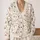 White Terrier Dogs With Blue Collars And Red Flowers For Cozy Everyday Layers Dog Lovers All-over Print Knitted Cardigan - 2