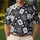Black and White Poker Card Icons for Casino Nights and Game Room Style for Adults Men's Polo Shirt - 4