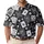 Black and White Poker Card Icons for Casino Nights and Game Room Style for Adults Men's Polo Shirt - 1