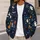 Black Cat Pumpkin Halloween Night Scene For Cozy Autumn Layering And Festive Outings All-over Print Knitted Cardigan - 5