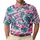 Neon Tropical Tactical Foliage With Retro Miami Energy For Summer Golf And Travel Men's Polo Shirt - 1