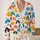 Multicolored Puppy Faces For Cheerful Everyday Layering And Women's Casual Style All-over Print Knitted Cardigan - 2