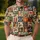 Autumn Woodland Pumpkins, Squirrels And Hedgehogs For Cozy Fall Golf Outings And Travel Men's Polo Shirt - 4