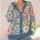 Colorful Daisy Blooms for Spring Layering and Everyday Wear, Cheerful Style for Women All-over Print Knitted Cardigan - 4