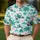 Bigfoot Tropical Golf Cart Scene for Summer Vacation Gifts and Beachside Golf Rounds Men's Polo Shirt - 4