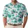 Bigfoot Tropical Golf Cart Scene for Summer Vacation Gifts and Beachside Golf Rounds Men's Polo Shirt - 1