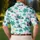 Bigfoot Tropical Golf Cart Scene for Summer Vacation Gifts and Beachside Golf Rounds Men's Polo Shirt - 5