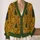 Golden Bow and Evergreen Tree Motifs for Festive Holiday Layering, Women's Autumn Style All-over Print Knitted Cardigan - 2