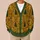 Golden Bow and Evergreen Tree Motifs for Festive Holiday Layering, Women's Autumn Style All-over Print Knitted Cardigan - 6
