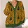 Golden Bow and Evergreen Tree Motifs for Festive Holiday Layering, Women's Autumn Style All-over Print Knitted Cardigan - 4