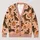 Halloween Dachshunds and Jack-o'-Lanterns for Cozy Autumn Celebrations All-over Print Knitted Cardigan - 1