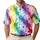 Vibrant Rainbow Paint Splash Pride Celebration Style For LGBTQ+ Adults At Festivals Men's Polo Shirt - 1